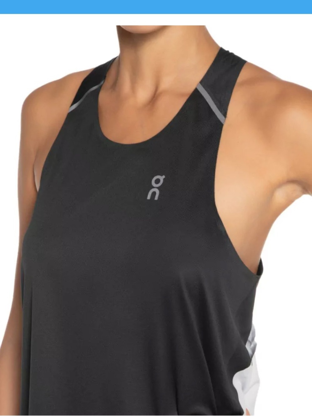 Run On clouds Lightweight Racerback Tank-t - Picture 3 of 8